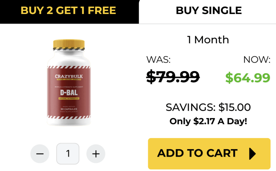 Legal steroids 1 bottle